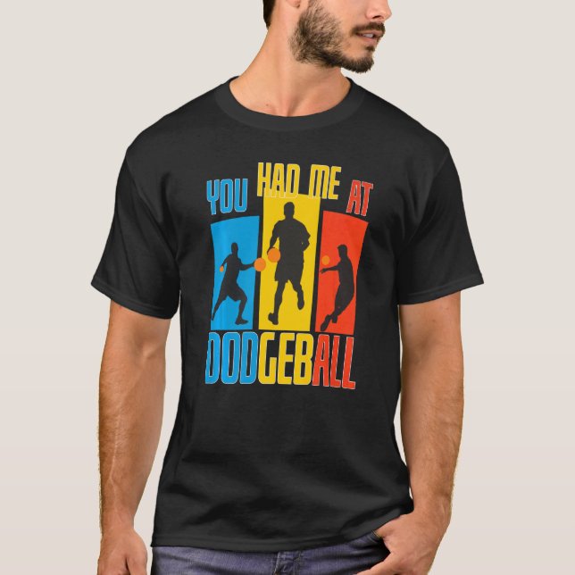 T-shirt Joueur Dodgeball de plongée Duck Dip (Devant)