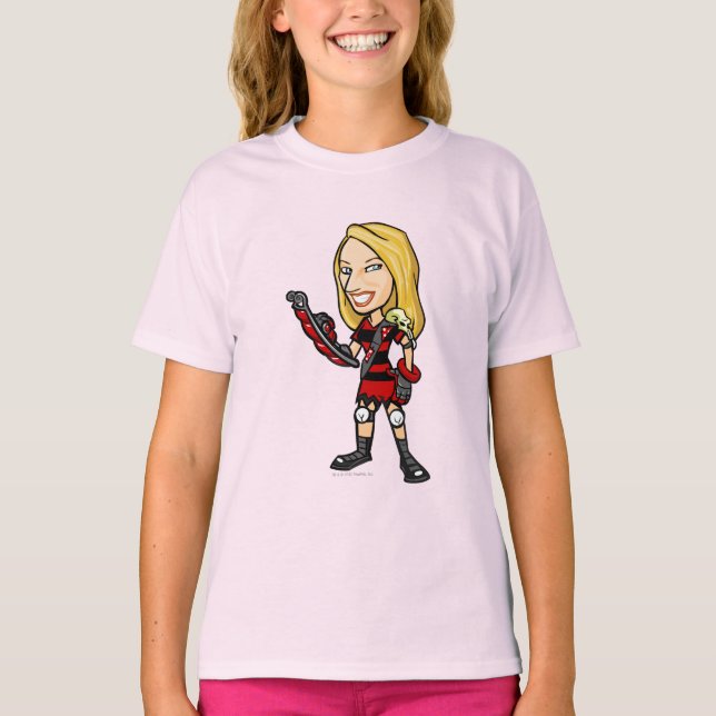 T-shirt Joueur du personnel de l'île Viola Krawk (Devant)