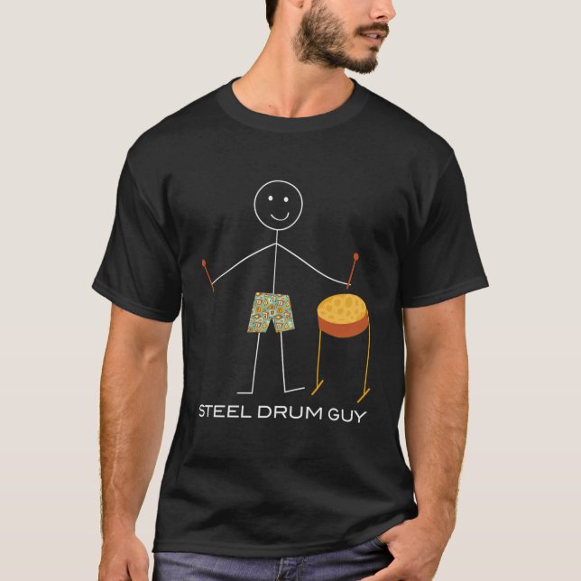 T-shirt Joueur en acier tamisé pour hommes (Devant)