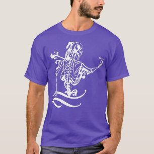 T-shirt Joueur fléchettes Skeleton Dart