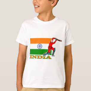 T-shirt Joueur indien de cricket