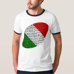 T-shirt Joueur Italien Américain De Football