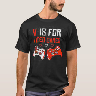 T-shirt Joueur, Jeux Vidéo Drôle Joystick Graphisme