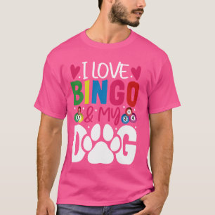 T-shirt Joueur Joueur Bingo Jeu Lover I Love Bingo Et