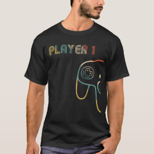 T-shirt Joueur jumelé Couple Joueur 1 Joueur 2
