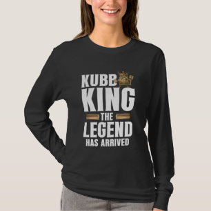 T-shirt Joueur Kub Viking Échecs Légende Jeu Jardin Lover
