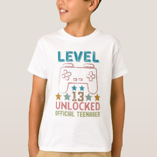 T-shirt Joueur officiel adolescent de niveau 13 déverroui