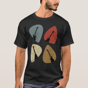 T-shirt Joueur Onglet de guitare Vintage rétro Baid guitar