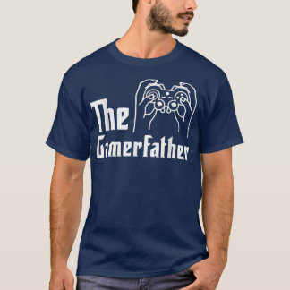 T-shirt Joueur père Mens Joueur Vidéo Joueur Ordinateur Je