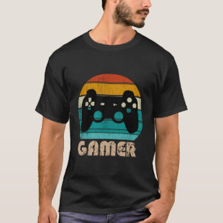 T-shirt Joueur Retro Joueur Joueur Joueur Garçons Ados M