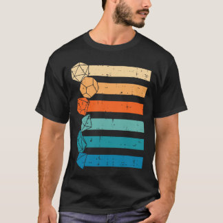 T-shirt Joueur Rpg Jeu De Rôle Rétro Hommes Garçons