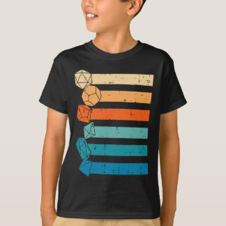 T-shirt Joueur Rpg Jeu De Rôle Rétro Hommes Garçons