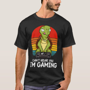 T-shirt Joueur Turtle Jouer à des jeux vidéo