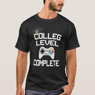 T-shirt Joueur vidéo complet de niveau universitaire 2023