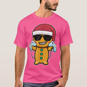 T-shirt Joueur Vidéo de Noël Garçons Joueur Enfants Jeu