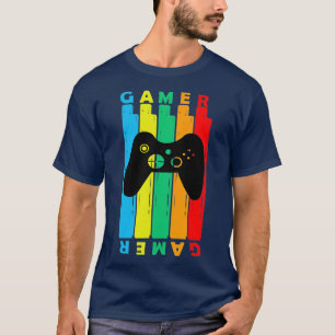 T-shirt Joueur vidéo garçons filles ns hommes contrôleur