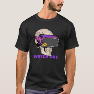 T-shirt Joueur VR Attention Joueur de réalité virtuelle Ri