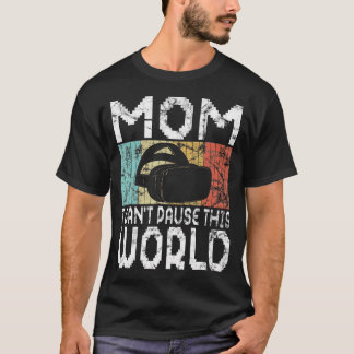 T-shirt Joueur Vr Gamer Réalité Virtuelle Jeu Vr Vidéo G