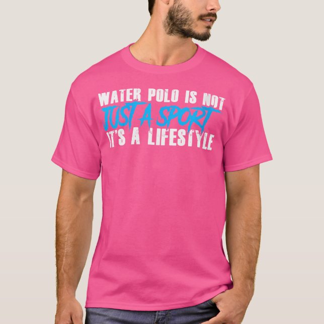 T-shirt Joueur Waterpolo Entraîneur Spores Aquatiques Team (Devant)