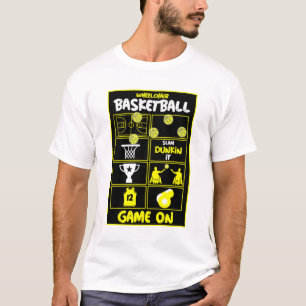 T-shirt Joueurs de basket-ball en fauteuil roulant