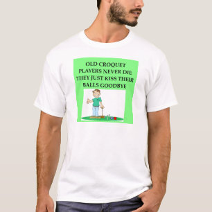 T-shirt Joueurs de CROQUET