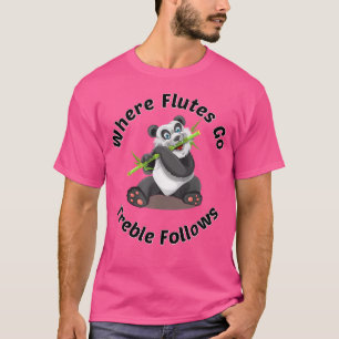 T-shirt Joueurs de Flûte Flûte T Shirt Trebleur de Musique