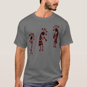 T-shirt Joueurs de flûtes tribales Arizona Kokopelli