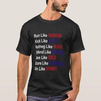 T-shirt Joueurs de football des États-Unis Morgan Lloyd He