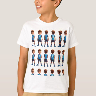 T-shirt joueurs de football pour enfants