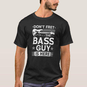 T-shirt Joueurs de guitare de basse électrique Fretless Fr