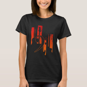 T-shirt Joueurs de guitare de basse vintage Musique Guitar