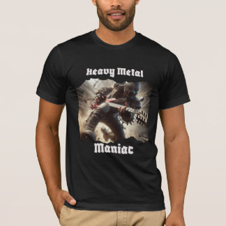 T-shirt Joueurs de guitare en métal moderne