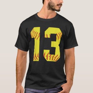 T-shirt Joueurs de softball 13 ans Sport Anniversaire