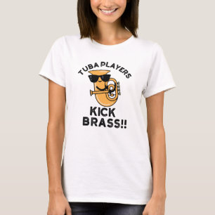 T-shirt Joueurs de Tuba Botte le Cuivre Pun Drôle de Musiq