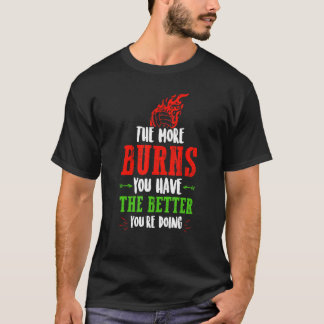 T-shirt Joueurs de volley-ball se brûlent la main Volley-