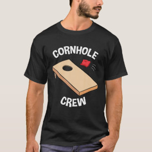 T-shirt Joueurs d'équipage de Cornhole Baggo Beans Dog Hou