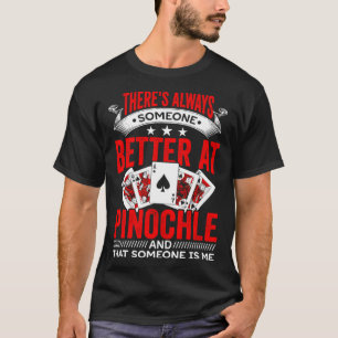 T-shirt Joueurs Pinochle Pinochle Sports Casino Jeu