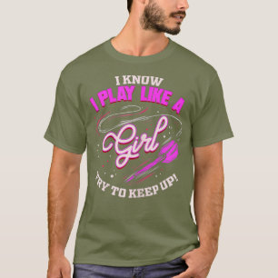 T-shirt Joueuse Dart Fille fléchettes Fan Cadeau pour fléc