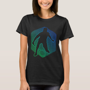 T-shirt Joueuse de badminton Volant de badminton Squash