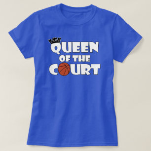 T-shirt Joueuse de basket-ball féminin Reine de la Cour Sp