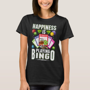 T-shirt Joueuse de Bingo Hommes Femmes Drôle Bingo