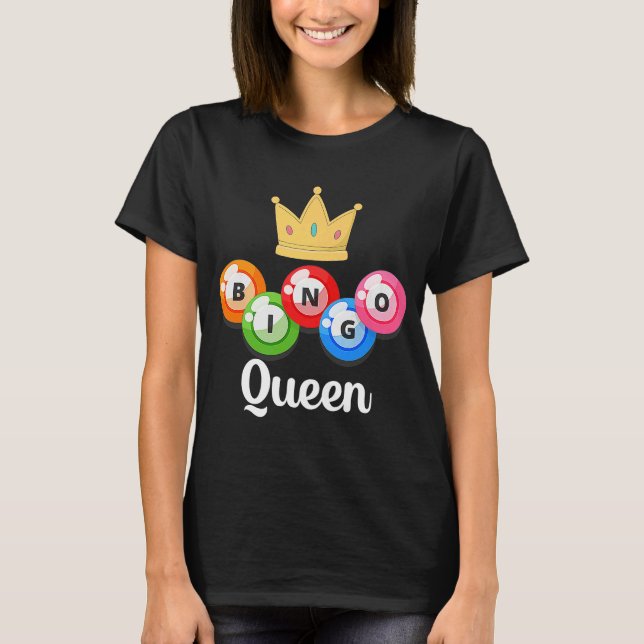 T-shirt Joueuse de bingo Queen Womens (Devant)