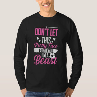 T-shirt Joueuse De Football Femmes Et Filles