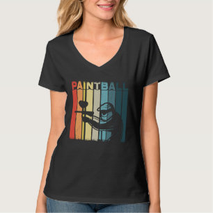 T-shirt Joueuse de paintball Joueurs de paintball Jeu de
