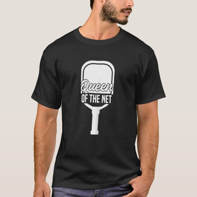 T-shirt Joueuse De Pickleball Femme Sports Reine Du Net (Devant)