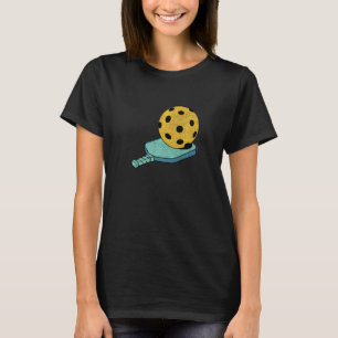 T-shirt Joueuse de pickleball Pickleball Ball Mens femmes