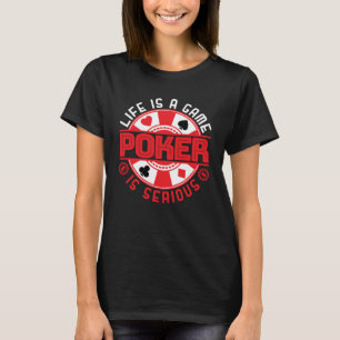 T-shirt Joueuse de poker Jeu de carte Hommes Femmes