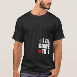 T-shirt Joueuse De Poker Pour Hommes Femmes Joueuses Poker