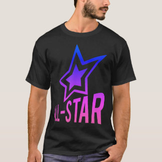 T-shirt Joueuse de sport de filles étoile montante