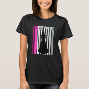 T-shirt Joueuse de violon 45e Femme Anniversaire violonist